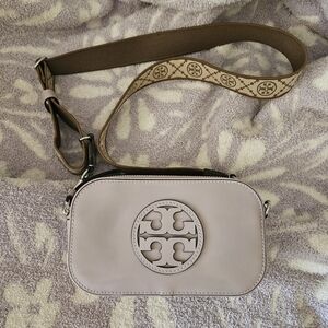 Tory Burch Beige Crossbody Bag